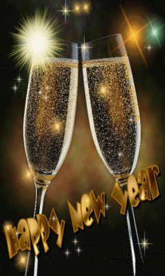 Champagne clipart animated.  happy new year