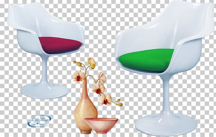 Wine glass plastic chair. Champagne clipart animated
