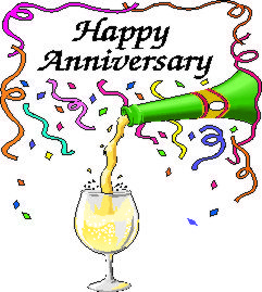 champagne clipart anniversary