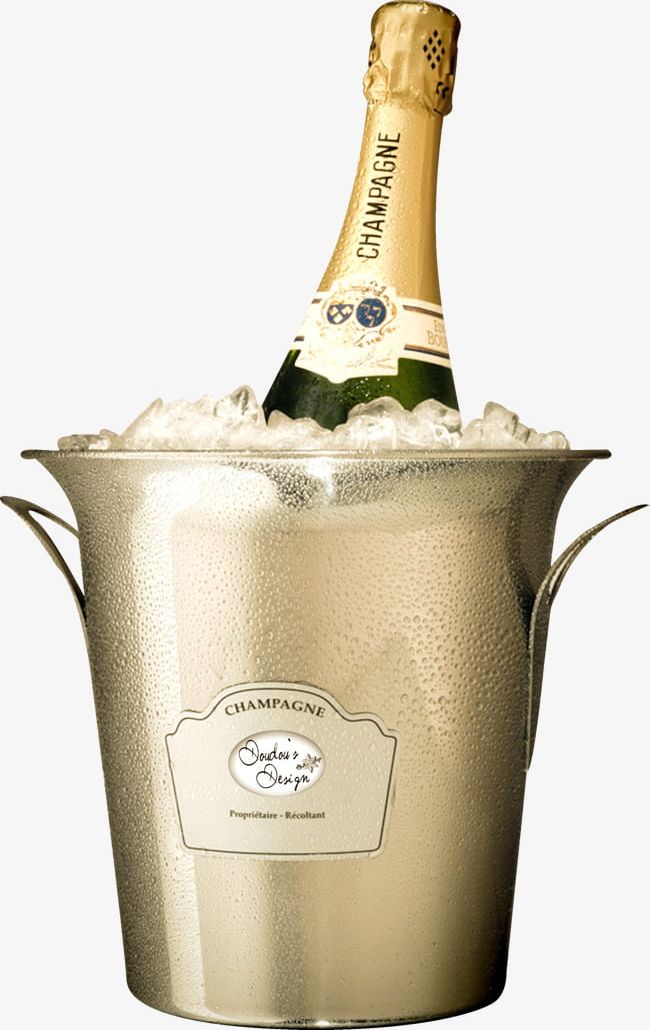 champagne clipart bucket