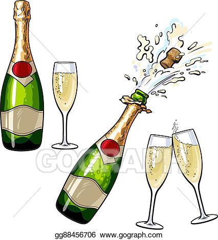 champagne clipart champagne bottle