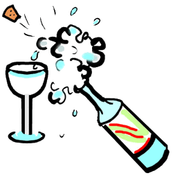champaign clipart popped