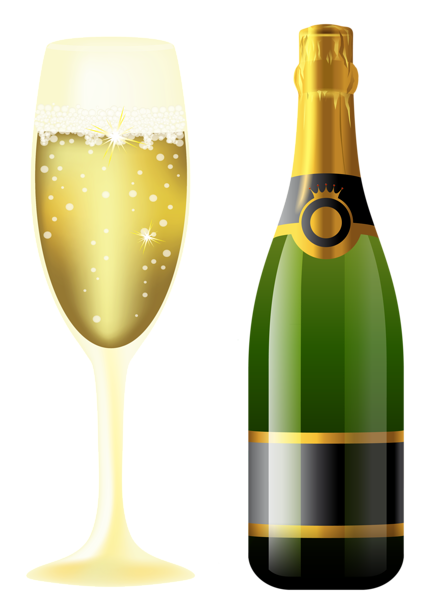 champagne clipart sparkling wine