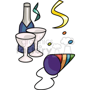 champagne clipart party
