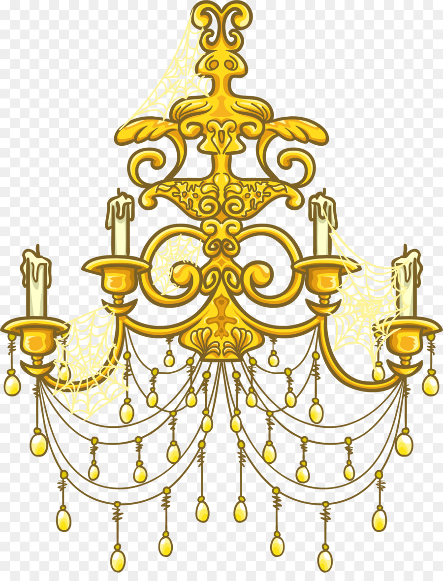chandelier clipart gold chandelier