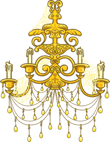 Chandelier clipart golden chandelier. Image gold sprite png