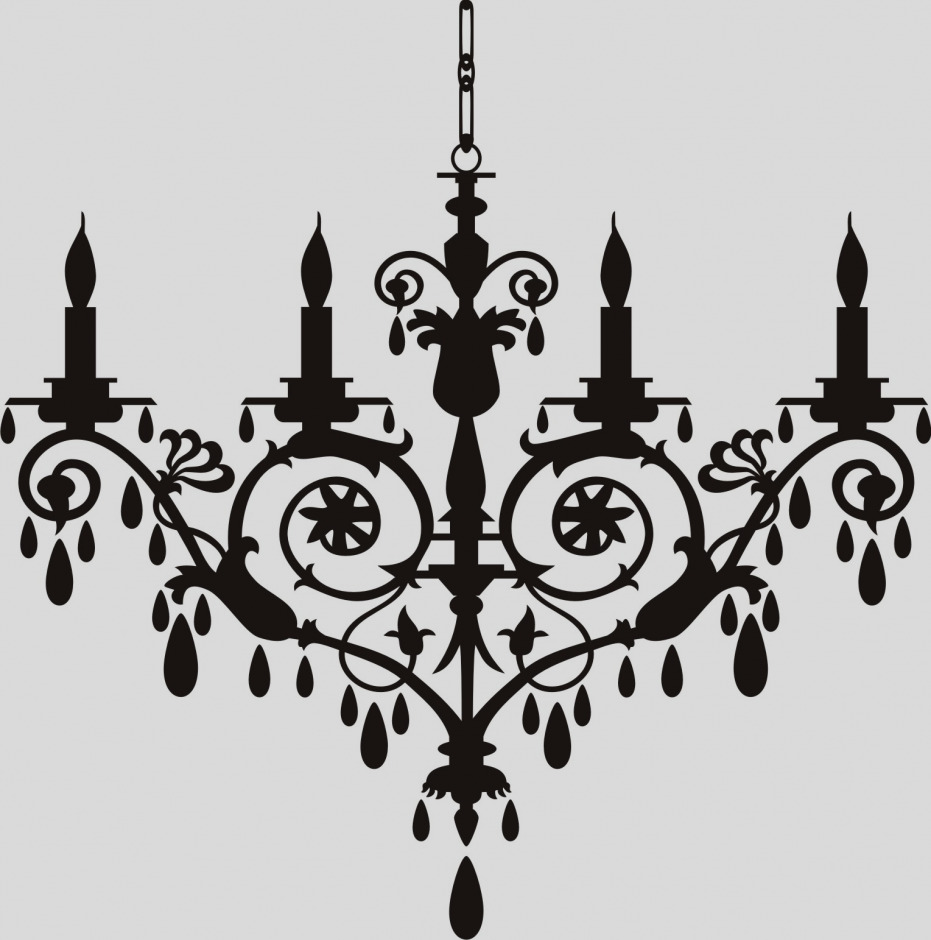chandelier clipart gothic chandelier