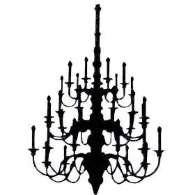 chandelier clipart silhouette pink