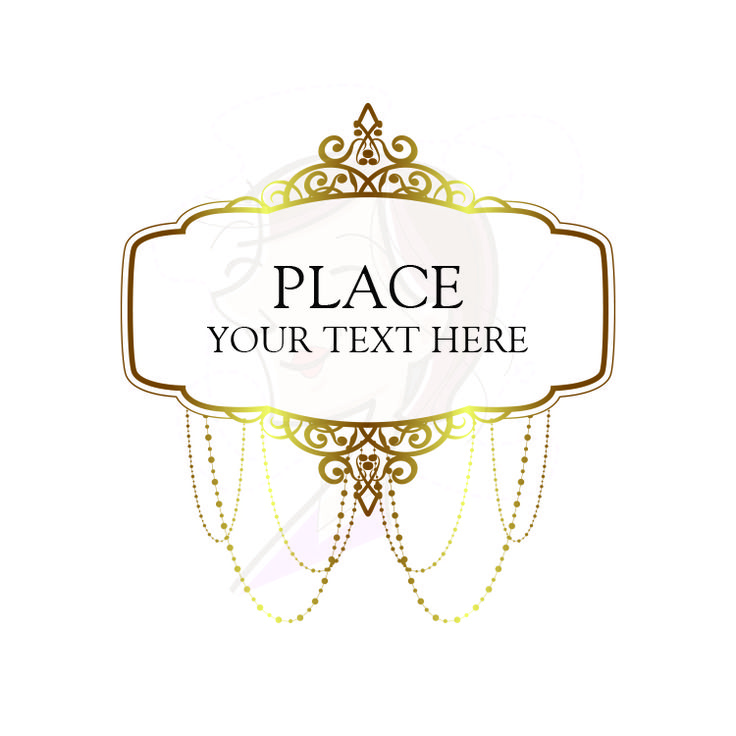 Victorian frame pencil and. Chandelier clipart vector
