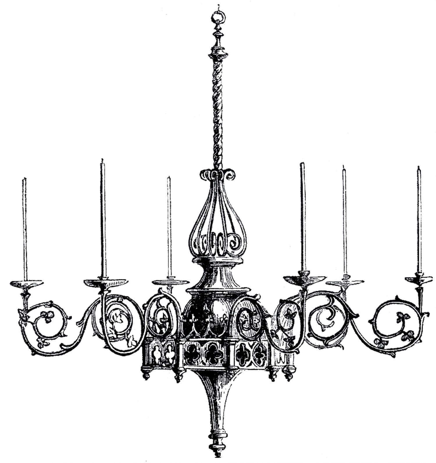 chandelier clipart victorian chandelier