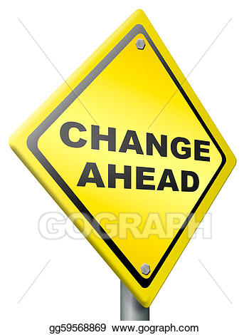 change clipart ahead
