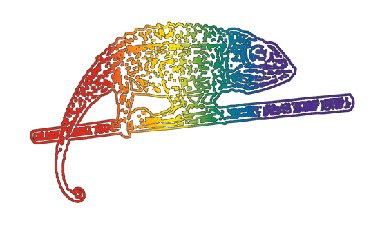 Oh those darn colors. Chameleon clipart colorful