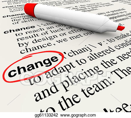 change clipart word