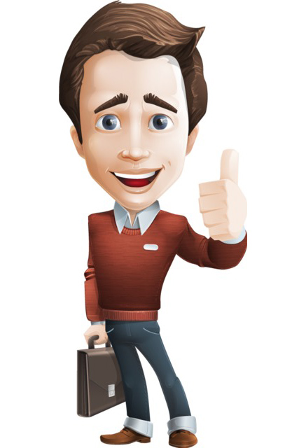 characters clipart business man