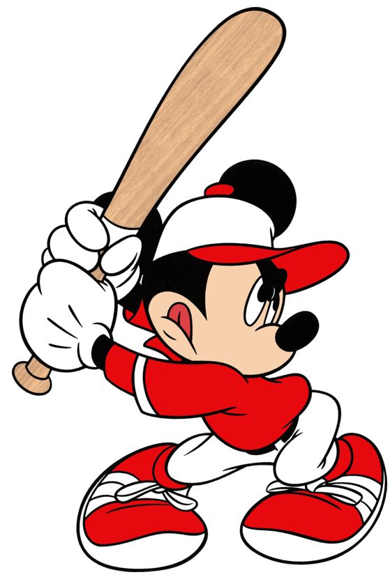 mickey clipart baseball