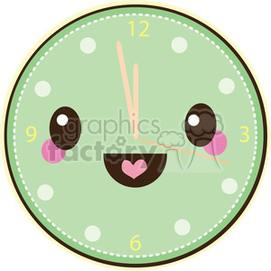 clipart clock character