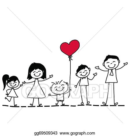 character clipart family