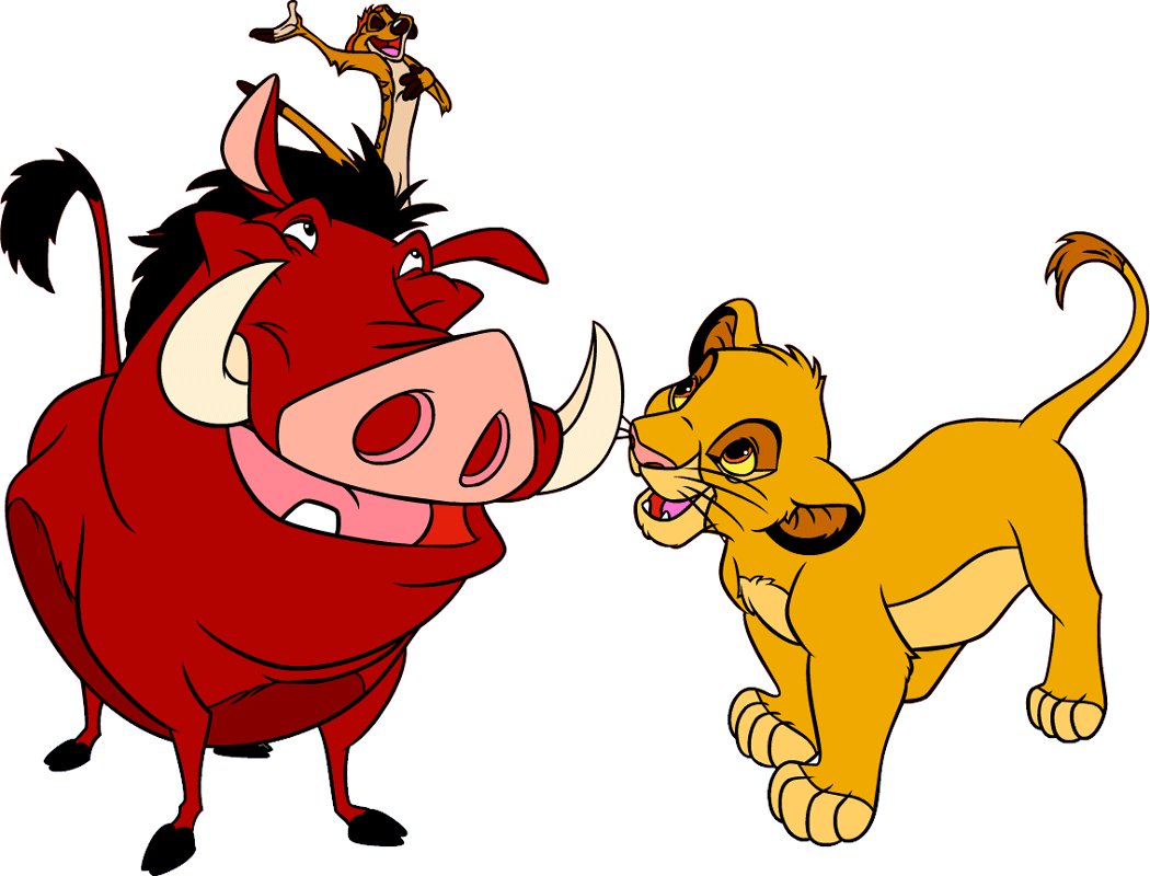 Pumba a from the. Clipart zebra lion king