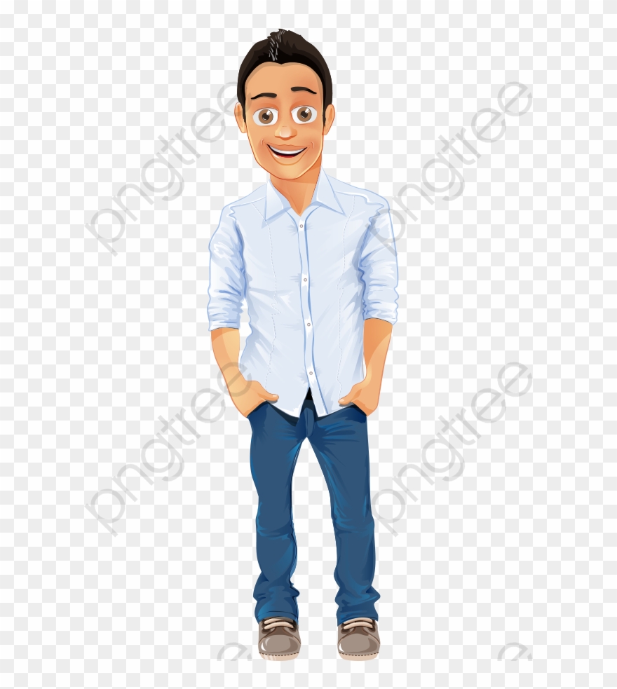 tall clipart handsome man