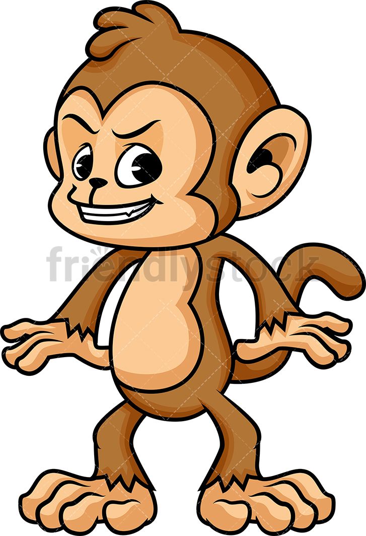 monkey clipart character