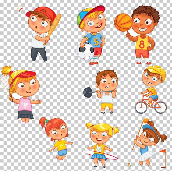 sports clipart character