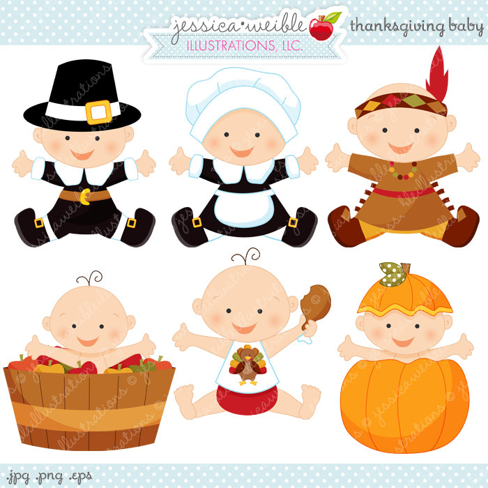 character clipart thanksgiving