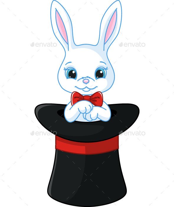 Characters clipart bunny. White rabbit in a