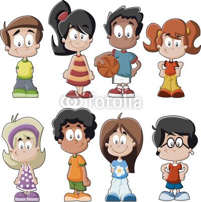 characters clipart children's