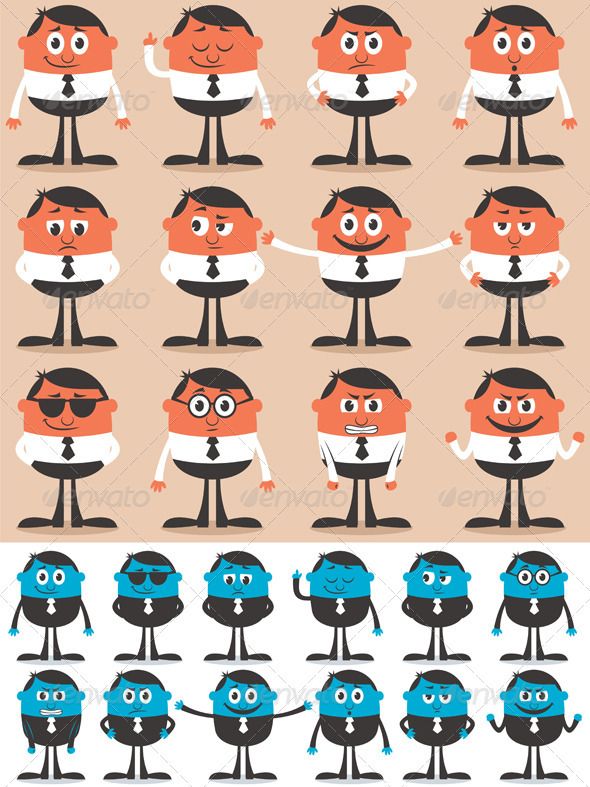 characters clipart emotion
