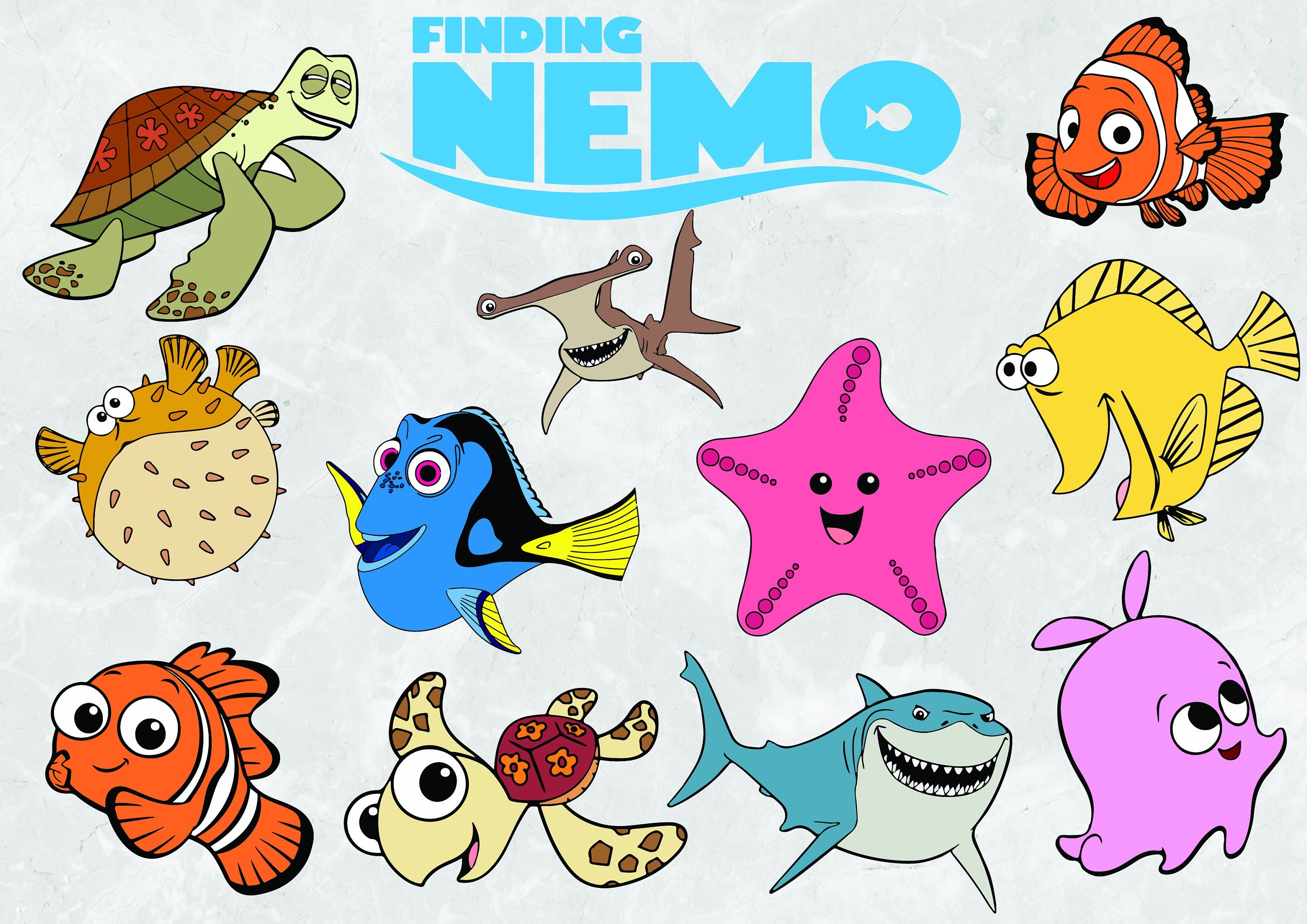 Characters clipart finding nemo. Download free png portal
