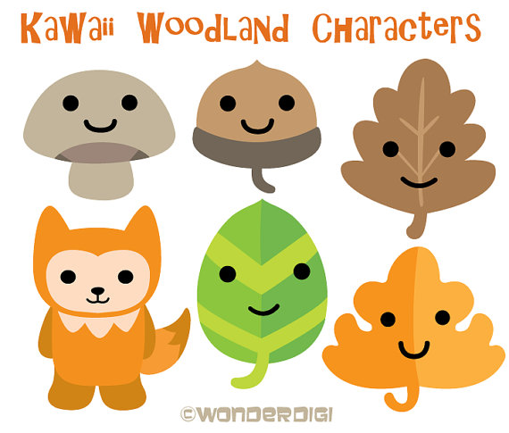 characters clipart kawaii