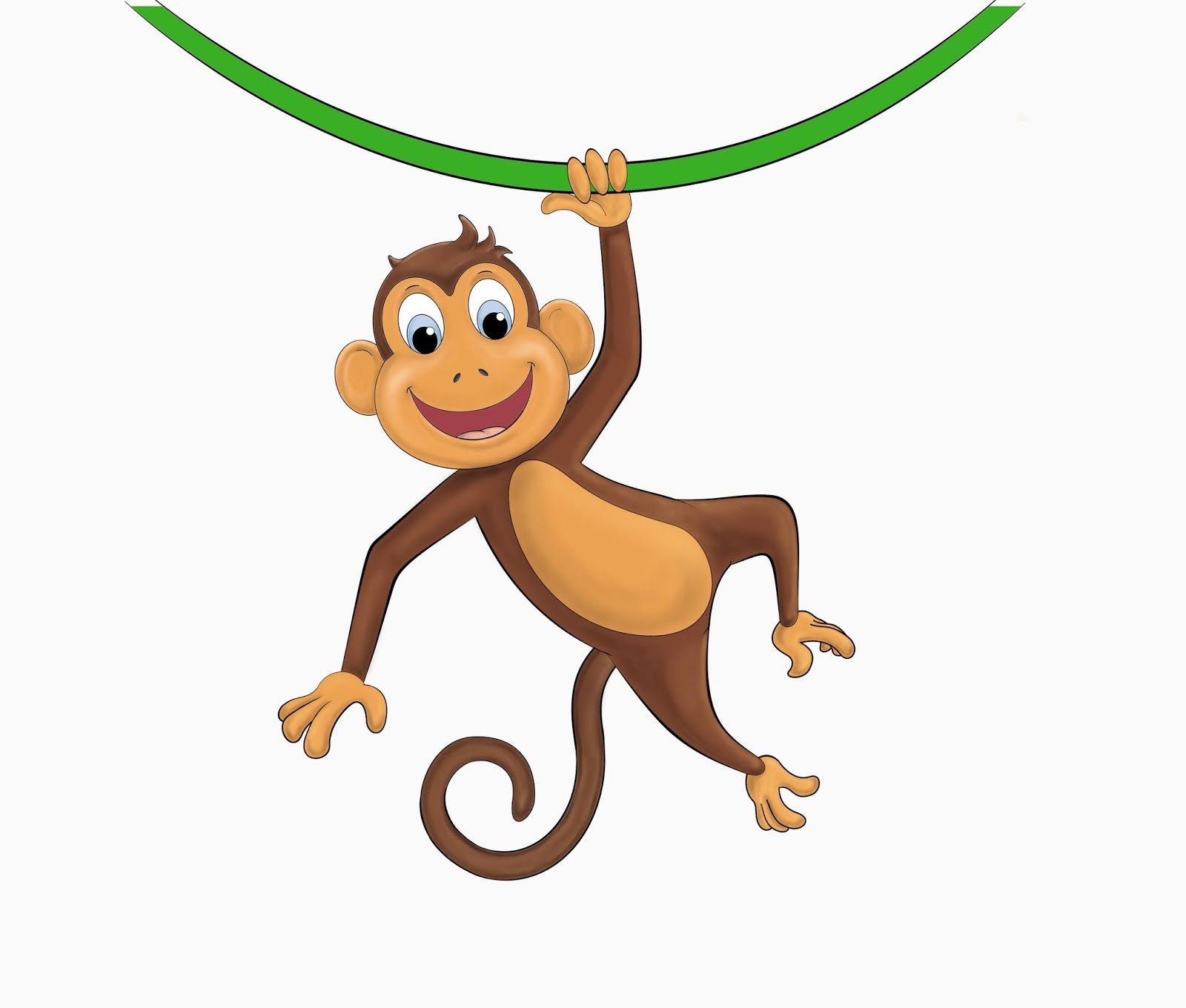 monkey clipart branch