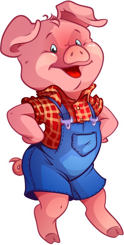 characters clipart pig