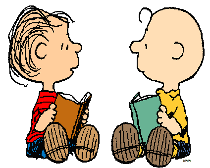 characters clipart reading