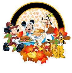 Characters clipart thanksgiving. Disney panda free images