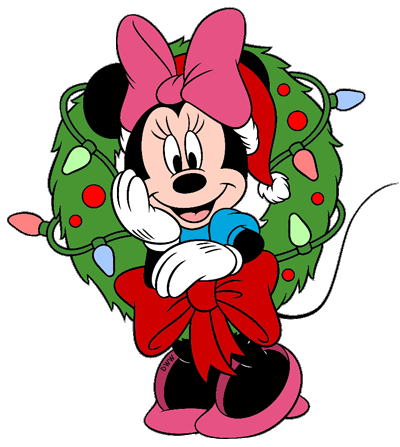 Mickey mouse christmas clip. Characters clipart xmas