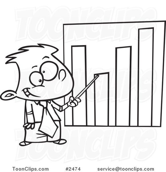 chart clipart black and white