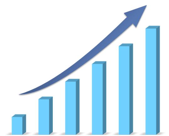 chart clipart growth rate
