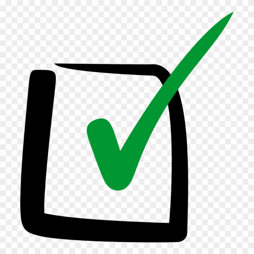 Checkmark clipart goal. Check box checkbox mark