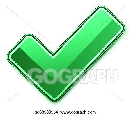 Check clipart eps. Vector mark stock illustration