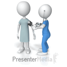 Check clipart gif animation. Checking blood pressure 