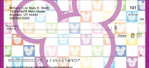 Check clipart personal check. Mickey mouse icons checks
