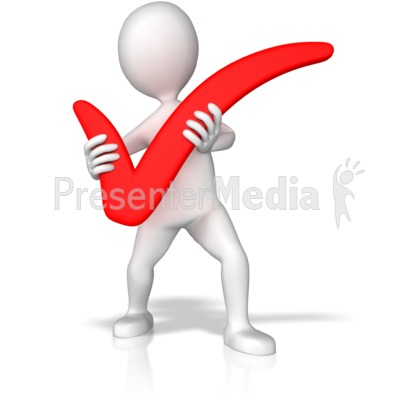 check clipart powerpoint