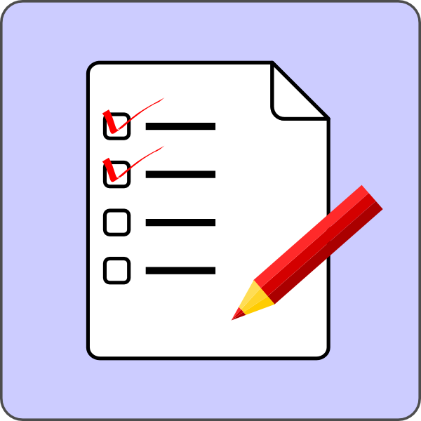 checklist clipart animated