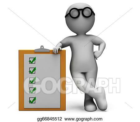 Checklist clipart assessment. Stock illustrations clipboard shows