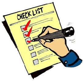 checklist clipart cartoon