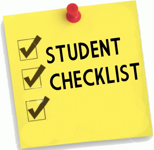 checklist clipart checklist student