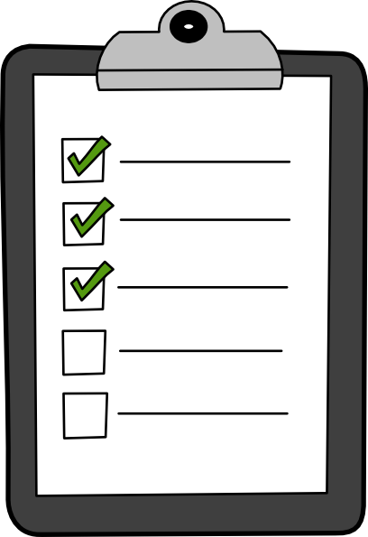 checklist clipart clip art