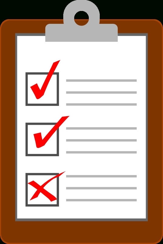 clipboard clipart checklist