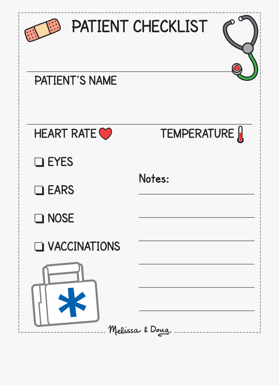 doctor clipart checklist